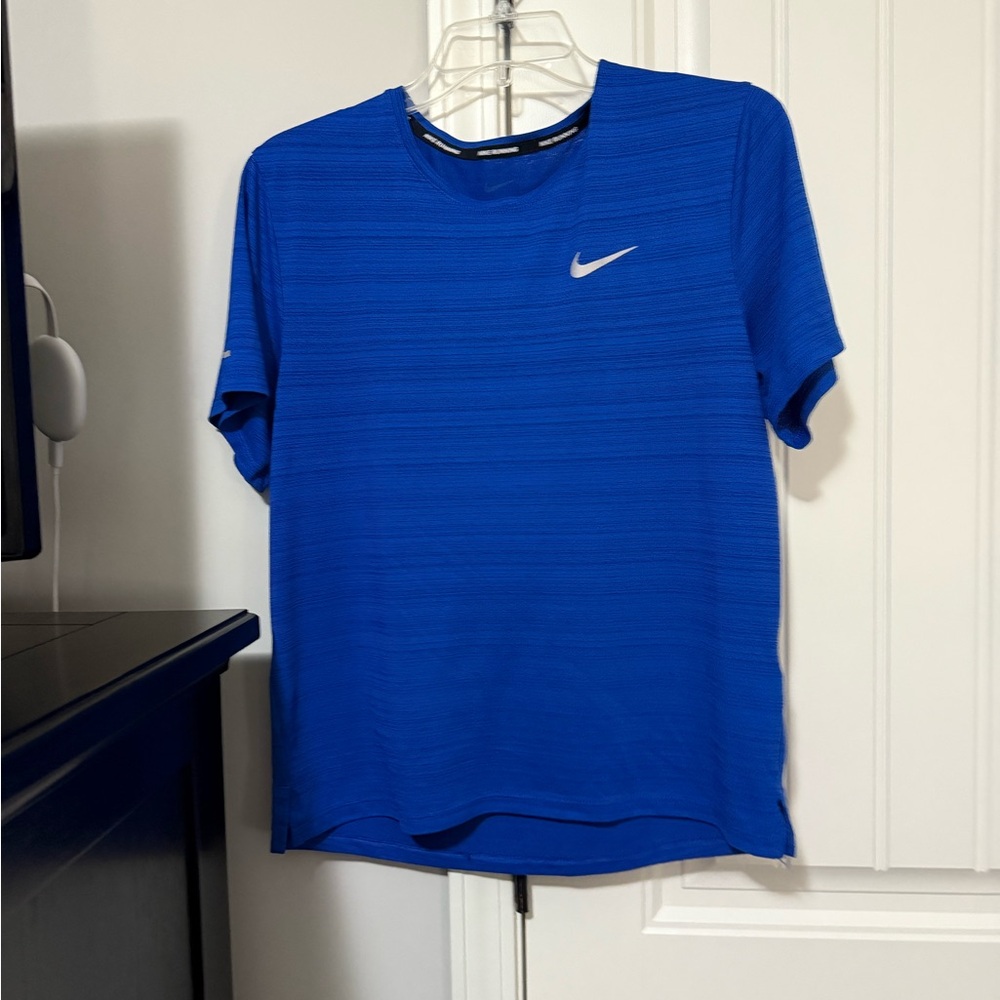 Nike Running Dri-Fit shirt. Blue size small